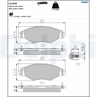 Brake pads for disc brakes