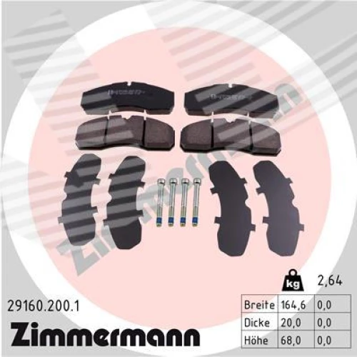 BRAKE PADS FOR DISC BRAKES - 0