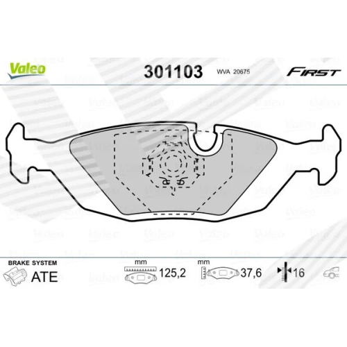 BRAKE PADS FOR DISC BRAKES - 0