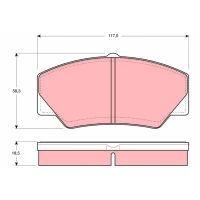 Brake pads for disc brakes