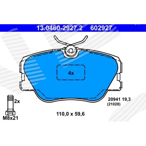 BRAKE PADS FOR DISC BRAKES - 0