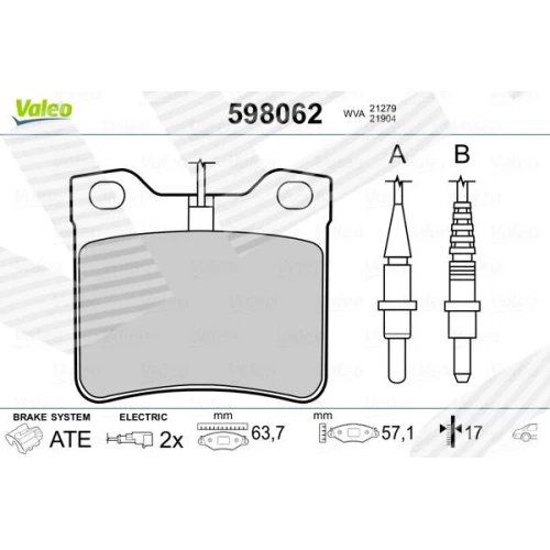 BRAKE PADS FOR DISC BRAKES - 0