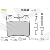 Brake pads for disc brakes