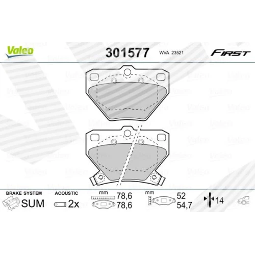 BRAKE PADS FOR DISC BRAKES - 0