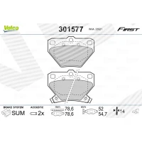 Brake pads for disc brakes