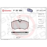 Brake pads for disc brakes