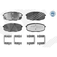 Brake pads for disc brakes