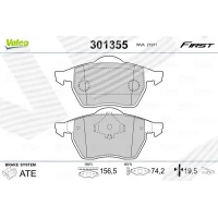 Brake pads for disc brakes