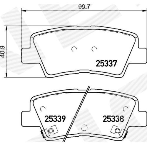 BRAKE PADS FOR DISC BRAKES - 0