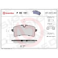 Brake pads for disc brakes