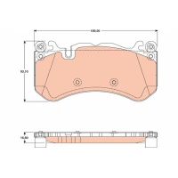 Brake pads for disc brakes