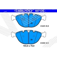 Brake pads for disc brakes