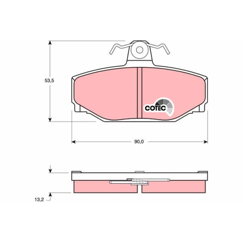 BRAKE PADS FOR DISC BRAKES - 0