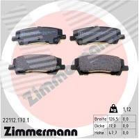 Brake pads for disc brakes