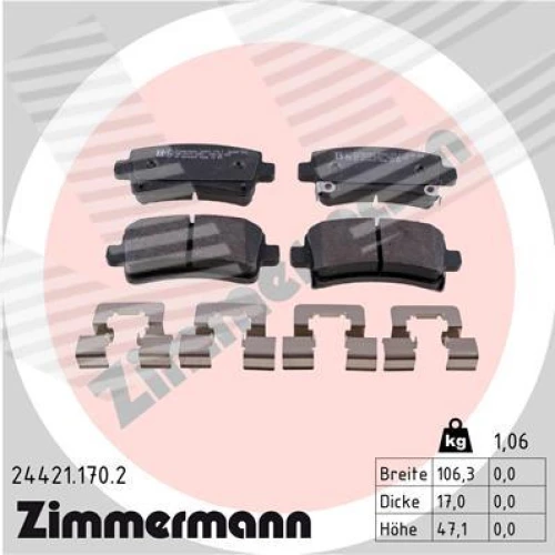 BRAKE PADS FOR DISC BRAKES - 0