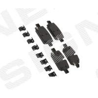 Brake pads for disc brakes