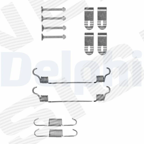 КОМПЛЕКТ ПРИНАДЛЕЖНОСТЕЙ ДЛЯ ТОРМОЗНЫХ КОЛОДОК - 0
