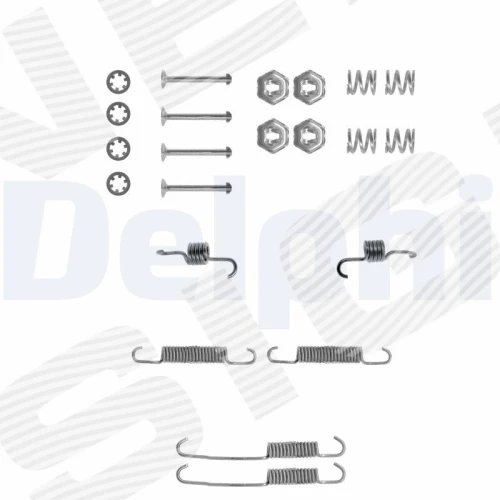 КОМПЛЕКТ ПРИНАДЛЕЖНОСТЕЙ ДЛЯ ТОРМОЗНЫХ КОЛОДОК - 0