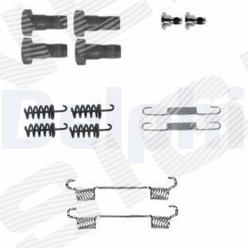 КОМПЛЕКТ ПРИНАДЛЕЖНОСТЕЙ ДЛЯ ТОРМОЗНЫХ КОЛОДОК - 0