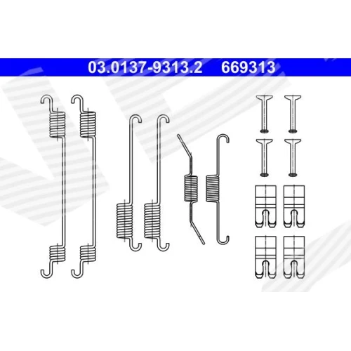 BRAKE SHOES ACCESSORY KIT - 0