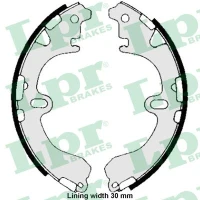 Brake shoe set