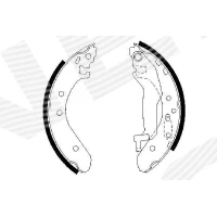 Brake shoe set