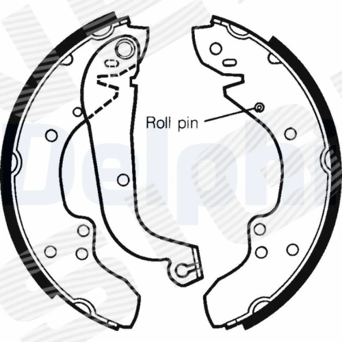 BRAKE SHOE SET - 0