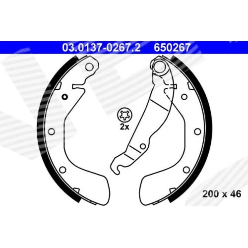 BRAKE SHOE SET - 0