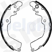 Brake shoe set