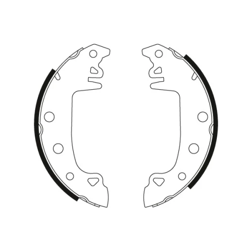 BRAKE SHOE SET - 2