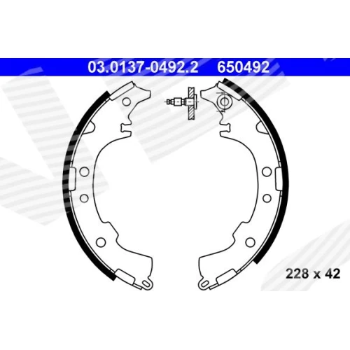 BRAKE SHOE SET - 0