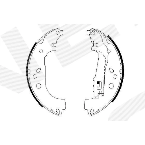 BRAKE SHOE SET - 4