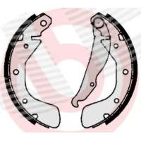 Brake shoe set