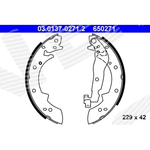 BRAKE SHOE SET - 0