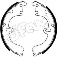 Brake shoe set