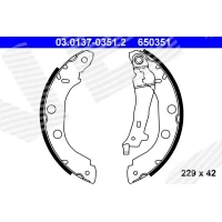 Brake shoe set