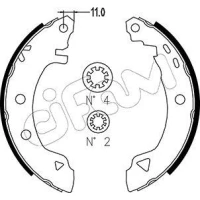 Brake shoe set