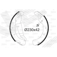 Brake shoe set