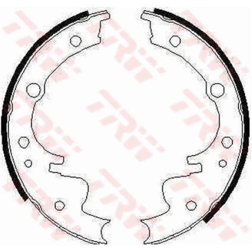 BRAKE SHOE SET - 0