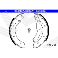 Brake shoe set