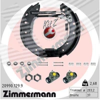 Brake shoe set