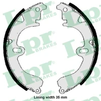 Brake shoe set