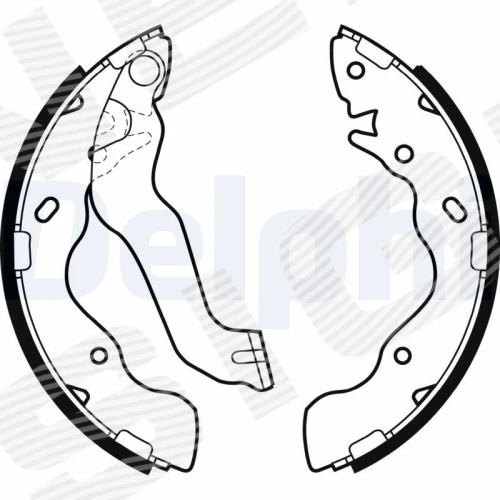 BRAKE SHOE SET - 0