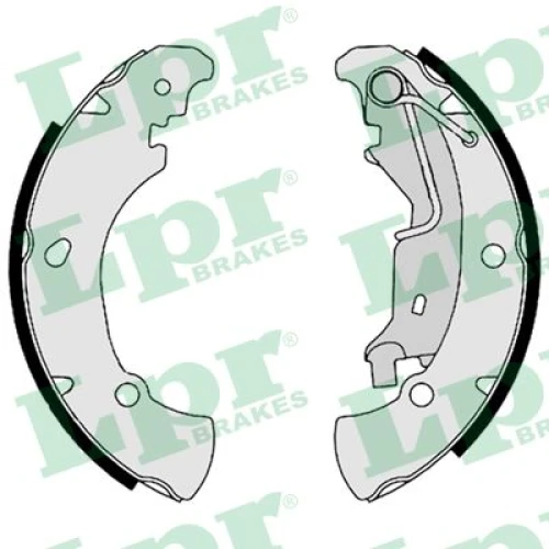 BRAKE SHOE SET - 0