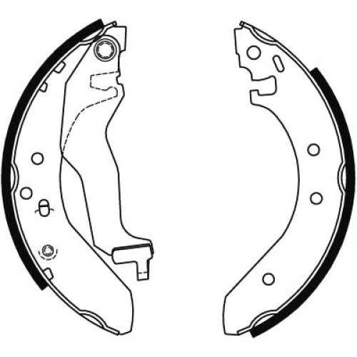 BRAKE SHOE SET - 1