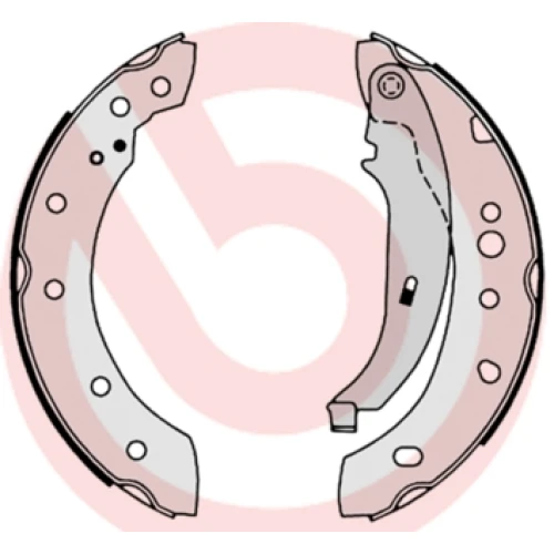 BRAKE SHOE SET - 0