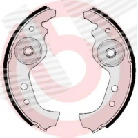 Brake shoe set