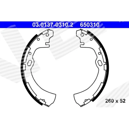 BRAKE SHOE SET - 0