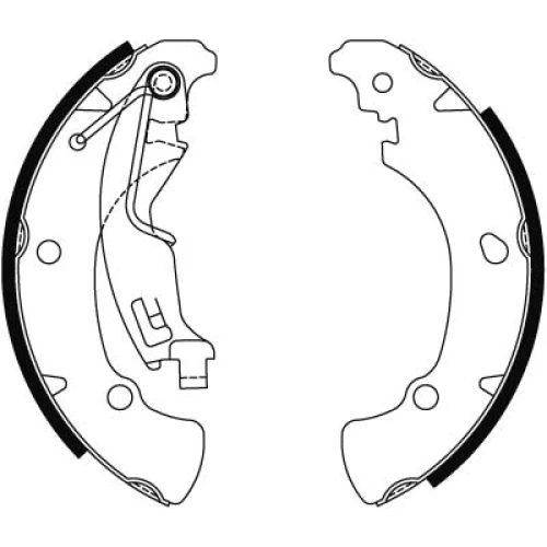 BRAKE SHOE SET - 1