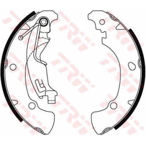 BRAKE SHOE SET - 0